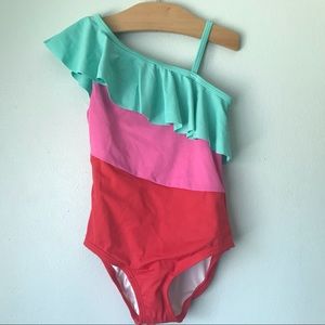 HANNA ANDERSSON COLOR BLOCK SWIMSUIT